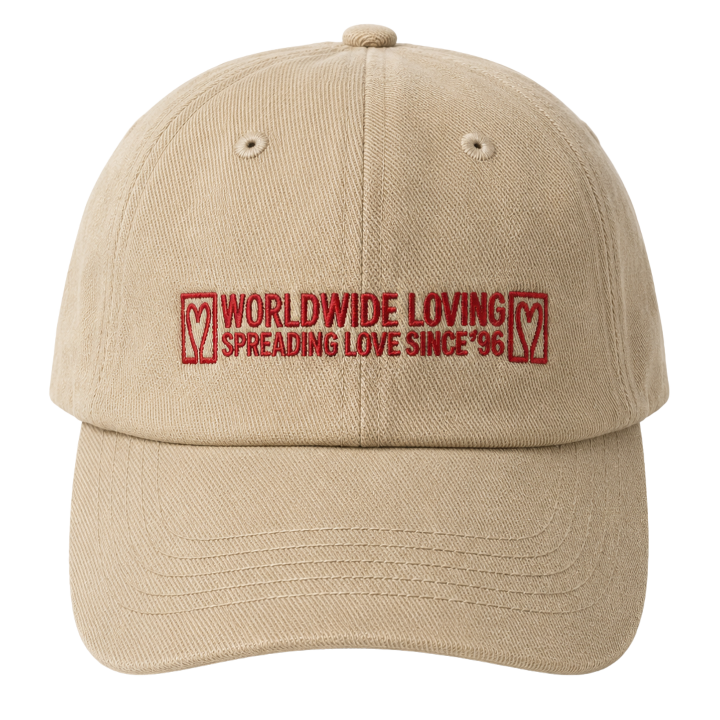 Worldwide loving hat beige