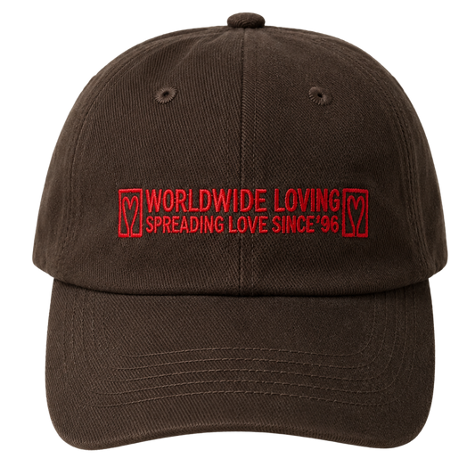 Worldwide loving hat brown